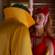 The Vision kisses his wife goodbye.